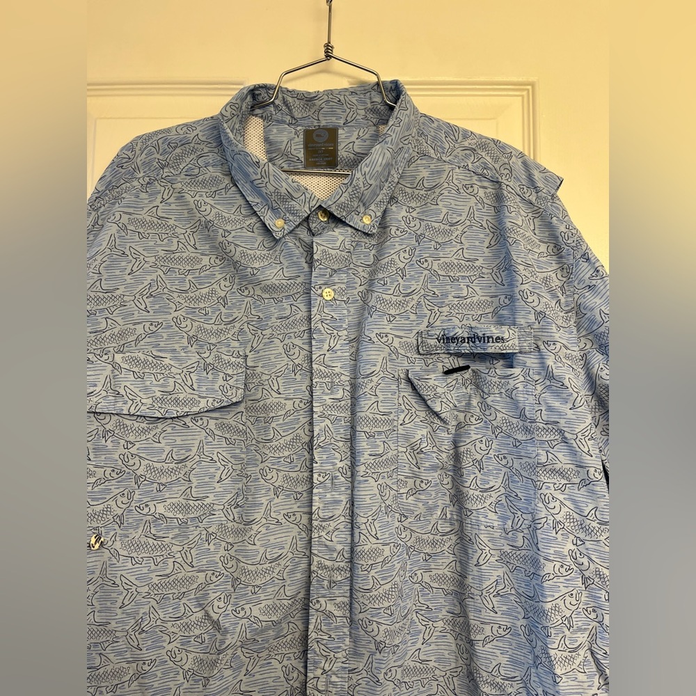 Vineyard Vines XXL short sleeve button-down Harbor sports shirt